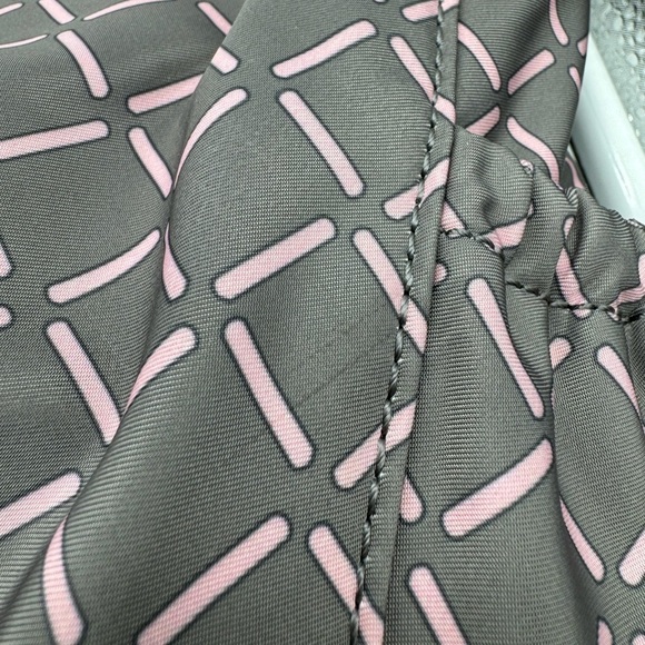 NWT MILLY Luxe Baby Diaper Bag in Grey and Pink - Picture 8 of 15